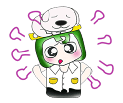 Hi! My name is Masanori. ^_^ love dog. sticker #13803204