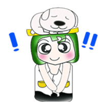 Hi! My name is Masanori. ^_^ love dog. sticker #13803208