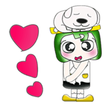 Hi! My name is Masanori. ^_^ love dog. sticker #13803212