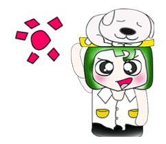 Hi! My name is Masanori. ^_^ love dog. sticker #13803214