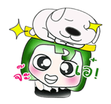 Hi! My name is Masanori. ^_^ love dog. sticker #13803216