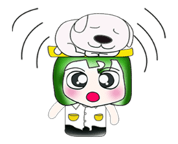 Hi! My name is Masanori. ^_^ love dog. sticker #13803218