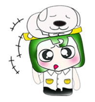 Hi! My name is Masanori. ^_^ love dog. sticker #13803219