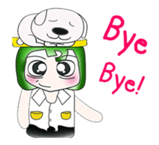 Hi! My name is Masanori. ^_^ love dog. sticker #13803220