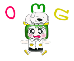 Hi! My name is Masanori. ^_^ love dog. sticker #13803221