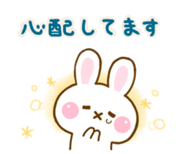 Rabbit Strawberry friendly sticker #13803335