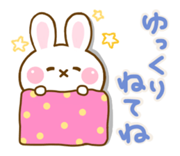 Rabbit Strawberry friendly sticker #13803352