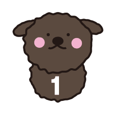 Toy Poodle moving. Black pool of Noah 1