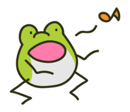 Keko the frog "frog's music" sticker #13803606