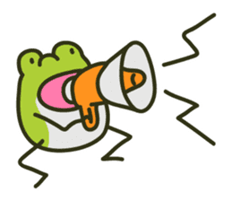 Keko the frog "frog's music" sticker #13803609
