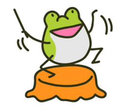 Keko the frog "frog's music" sticker #13803612