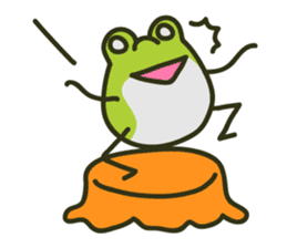 Keko the frog "frog's music" sticker #13803613