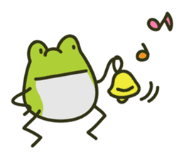 Keko the frog "frog's music" sticker #13803618