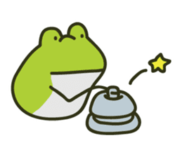 Keko the frog "frog's music" sticker #13803621