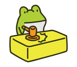 Keko the frog "frog's music" sticker #13803625