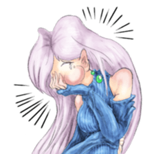 Violet Girl sticker #13804009