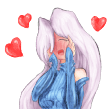 Violet Girl sticker #13804012