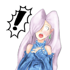 Violet Girl sticker #13804013