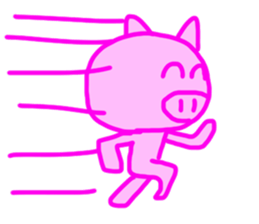 PINK PIG! sticker #13804701