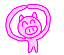 PINK PIG! sticker #13804704