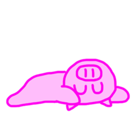 PINK PIG! sticker #13804707