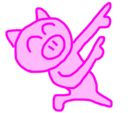 PINK PIG! sticker #13804715