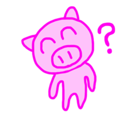 PINK PIG! sticker #13804719