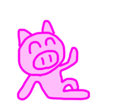 PINK PIG! sticker #13804722