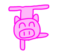 PINK PIG! sticker #13804725