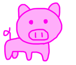 PINK PIG! sticker #13804730