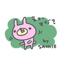 "SACHIE" only name sticker sticker #13804921