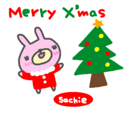 "SACHIE" only name sticker sticker #13804948
