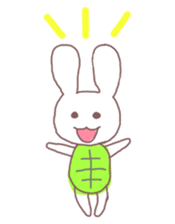 The tortoise which is a rabbit sticker #13805238