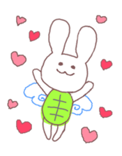 The tortoise which is a rabbit sticker #13805250