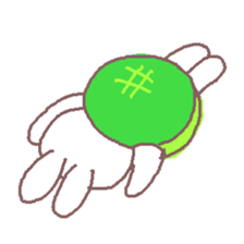 The tortoise which is a rabbit sticker #13805251