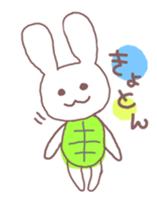 The tortoise which is a rabbit sticker #13805255