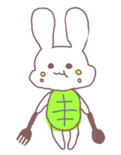 The tortoise which is a rabbit sticker #13805259