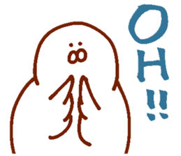 Dove of the form such as the rice cake sticker #13805716