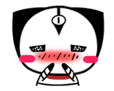 Three eyes cat of the Ha LAN sticker #13805902