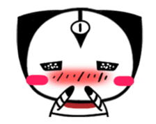 Three eyes cat of the Ha LAN sticker #13805902