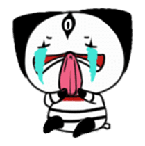 Three eyes cat of the Ha LAN sticker #13805903