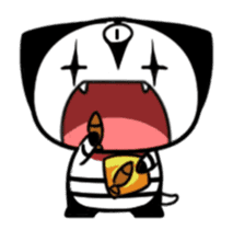 Three eyes cat of the Ha LAN sticker #13805904