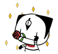 Three eyes cat of the Ha LAN sticker #13805905