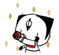 Three eyes cat of the Ha LAN sticker #13805905