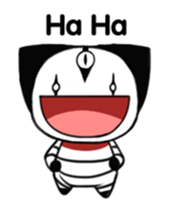 Three eyes cat of the Ha LAN sticker #13805906