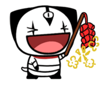 Three eyes cat of the Ha LAN sticker #13805908