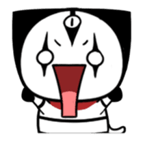 Three eyes cat of the Ha LAN sticker #13805910