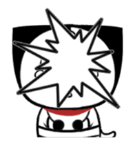 Three eyes cat of the Ha LAN sticker #13805911