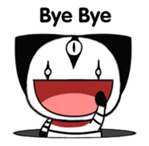 Three eyes cat of the Ha LAN sticker #13805914