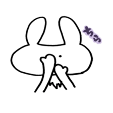 rabbit's piyon sticker #13806522